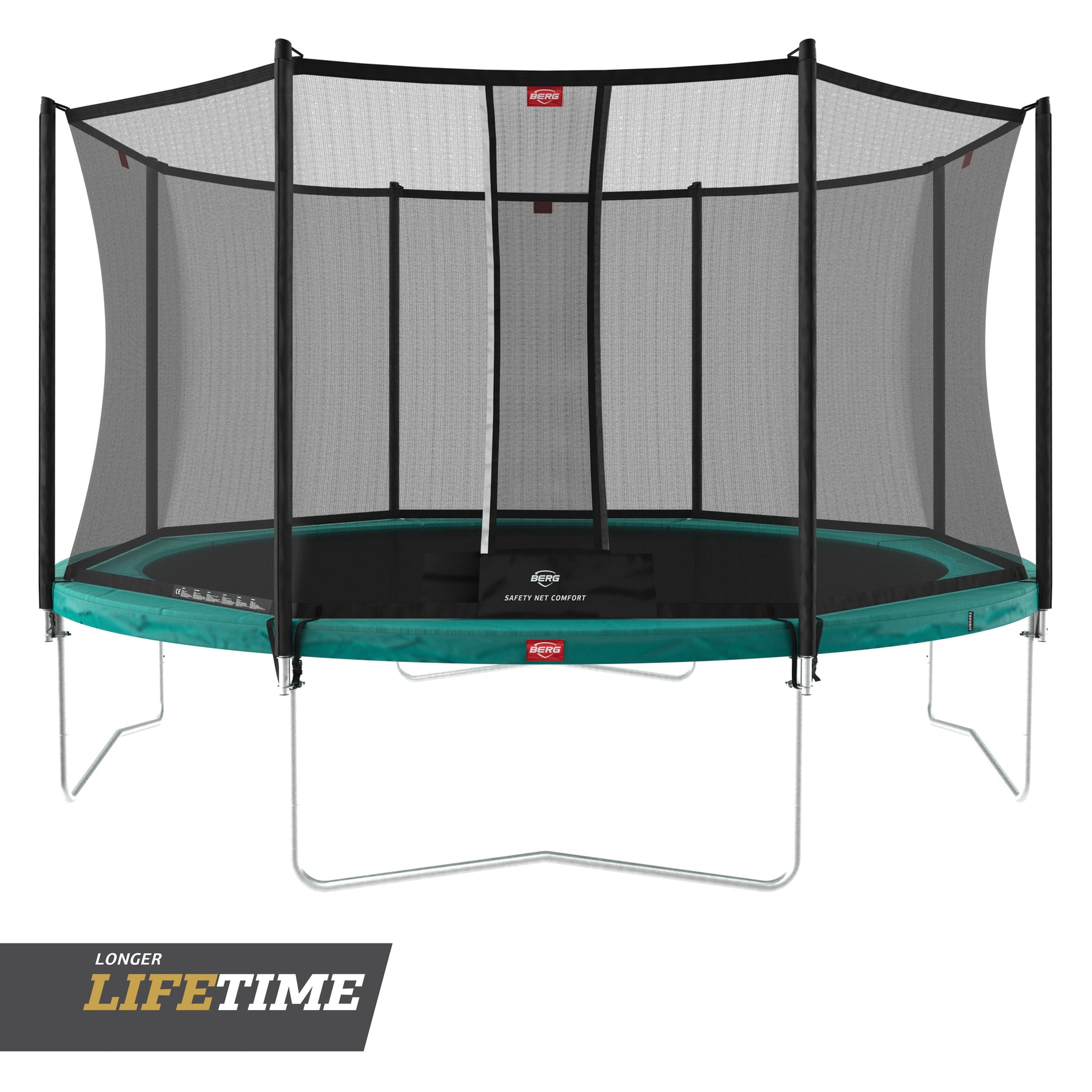 BERG Favorit Regular 330 cm Trampoline + Safety Net Comfort –